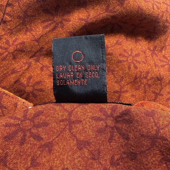 Vtg MISS SCARLETT Women Maxi Dress Vest Rayon Sz 10 Red Sleeveless 74-19 - Picture 7 of 10